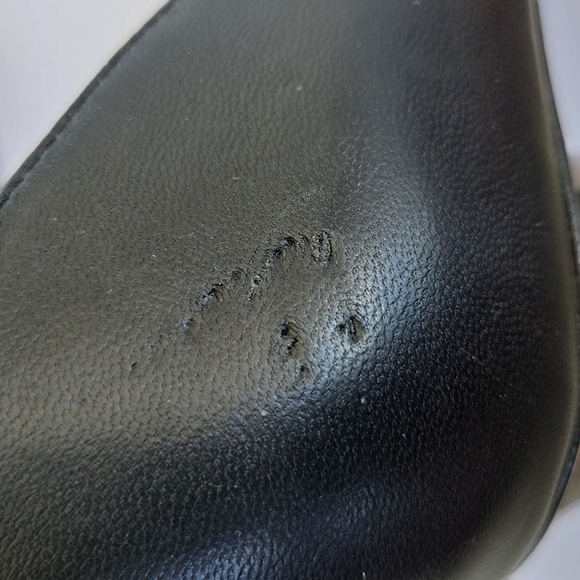 Deltan Black Heels Stylish Stilettos Block Heel Pump Sise 39 - Picture 11 of 12